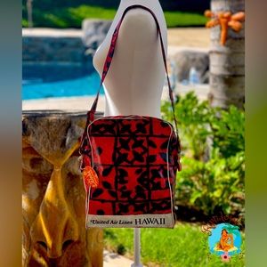 🌺Vintage United Airlines HAWAII Travel Bag